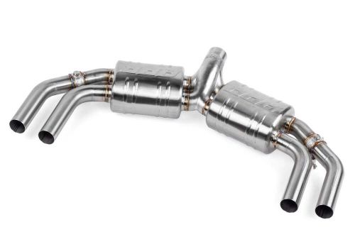 Apr high performance axle back ss exhaust systems for audi 8v s3 quattro cbk0035