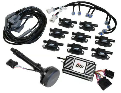 Msd 601513 direct system [dis] kit, chevy small/big block, red @ speed tech