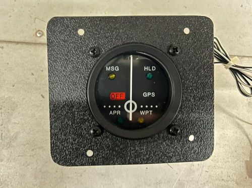 Mid-continent gps course deviation indicator md40-66l (removed with king klx135)