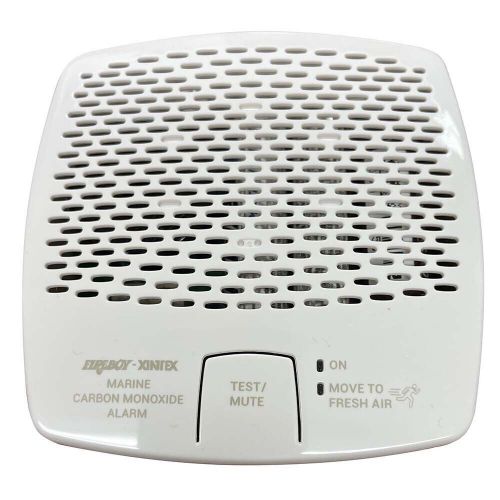 Fireboy-xintex co alarm 12/24v dc w/interconnect - white