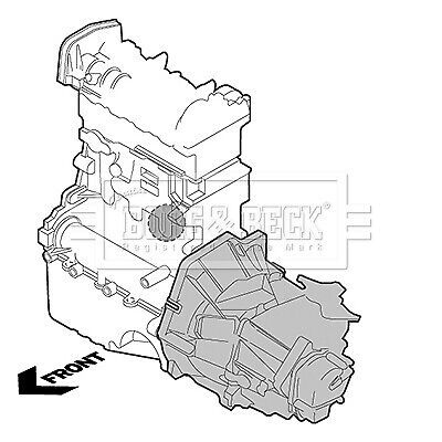 Engine mount fits jeep renegade 2.0d rear 14 to 18 manual transmission mounting