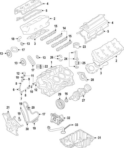 Genuine ford bearing bl3z6211ea