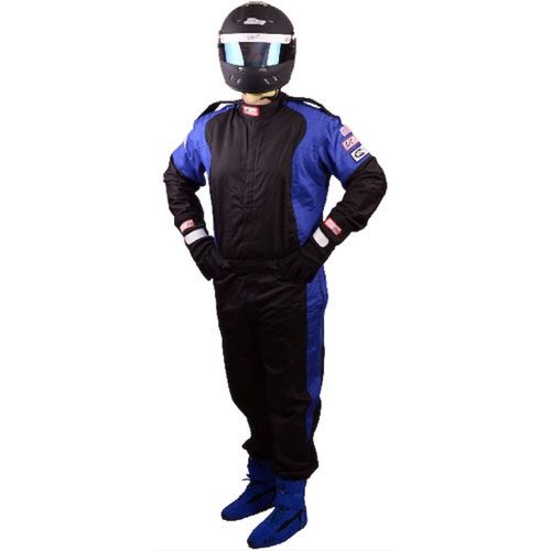 Rjs racing equipment 200510451 elite series driving suit 3.2 a/5 sfi rating 4x-l