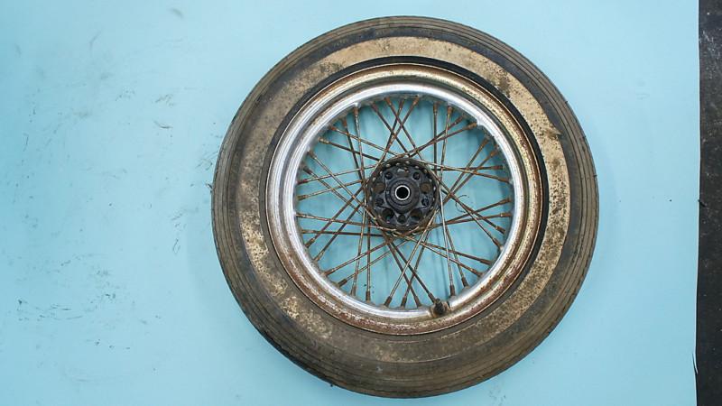 1952 harley el rigid pan fl fle knucklehead panhead hydraglide oem front rim