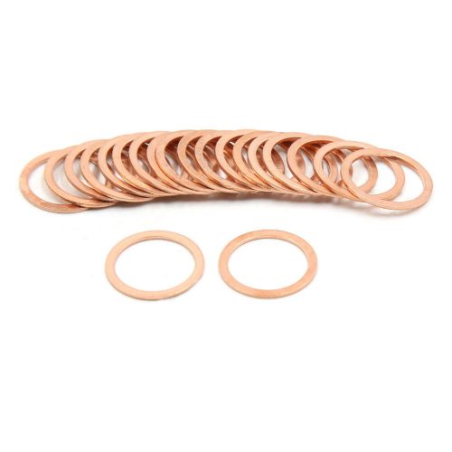 20pcs 18mm inner dmr. copper car motor washing machines plate seals ring-