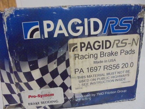 Pagid brake pads rs n -pa1697.rs56.20.0-racing-dirt-asphalt-arca-nascar-pfc