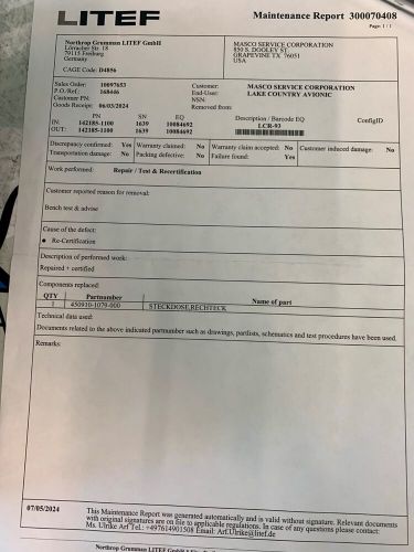 Ahru lcr93 142185-1100 w/ july 2024 repaired form 1