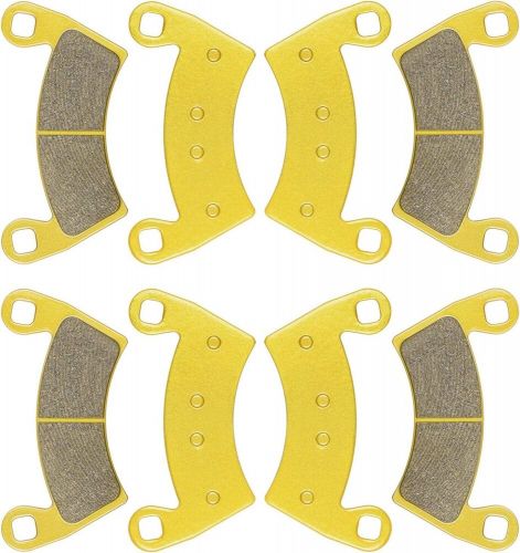 Yoursme front &amp; rear ceramic brake pads set fits for 2017-2021 polaris...