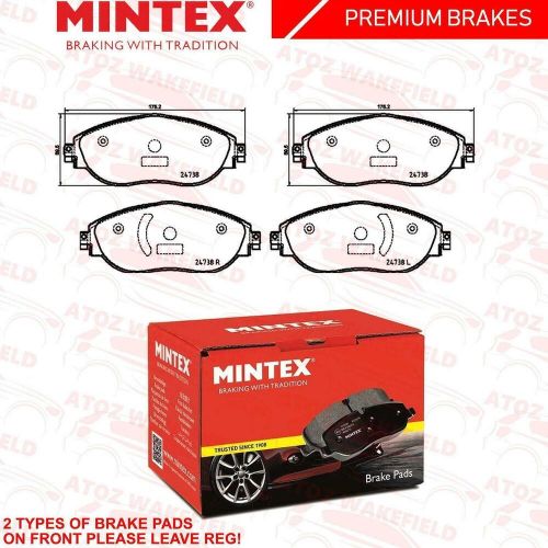 For vw arteon tiguan front premium quality mintex brake pads set (trw brakes)