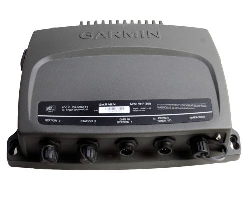 Garmin vhf 300 compact marine black box two-way radio transceiver unit only