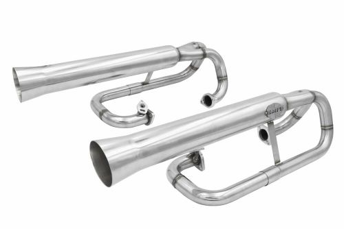 Stainless steel racing duals without inserts - fits vw dune buggy bug empi 56-37