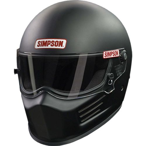 Simpson safety helmet super bandit medium flat black sa2020