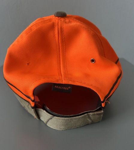 Jeep realtree orange/camo hat adjustable hunting trucker baseball cap unisex