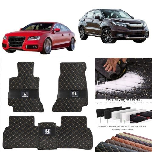 For honda custom all models car floor mats front &amp; rear auto car pads waterproof