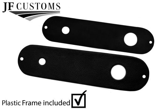 Black stitch leather covers for defender 90 83-06 interior reupholstery mid kit