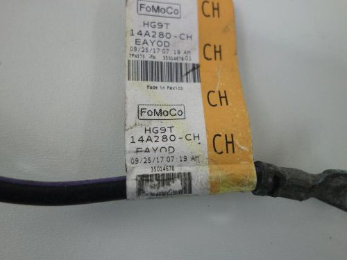 18 ford fusion 2.0l positive negative battery wire wiring harness hg9t-14a280-ch