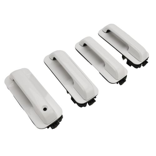 4pcs exterior door handle for ford f250 f350 2017-2020 2019 2018