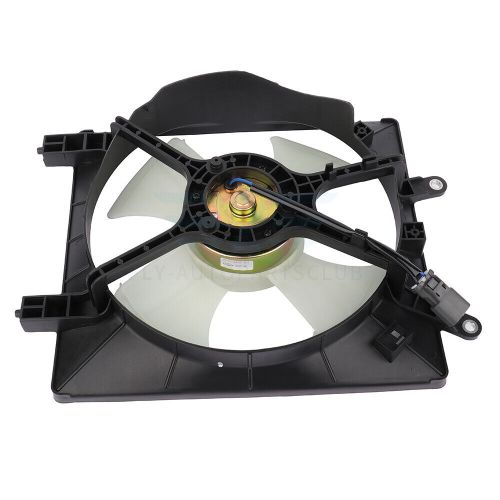 1pc a/c condenser cooling fan assembly for 2001-2005 honda civic 1.7l l4 4-door