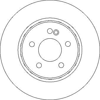 2x brake discs pair solid fits mercedes c180 rear 1.5 1.6 1.6d 2014 on 300mm set