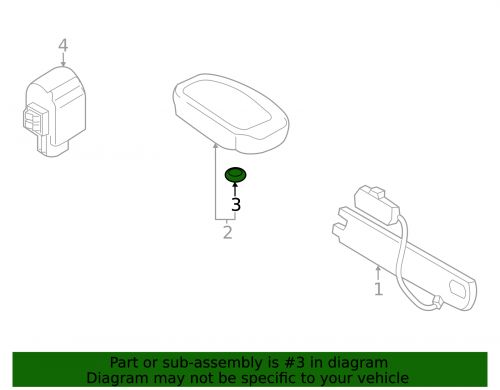 Genuine kia keyless entry transmitter battery 95430-u2032