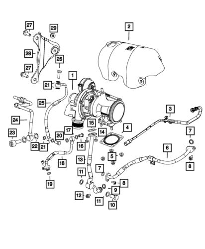 Genuine mopar banjo bolt 68186474aa