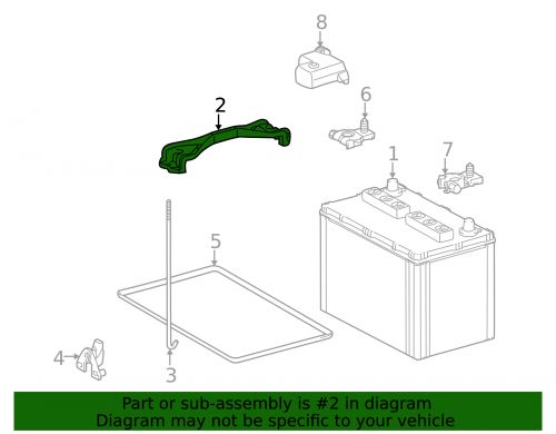 Genuine toyota clamp 74481-26020