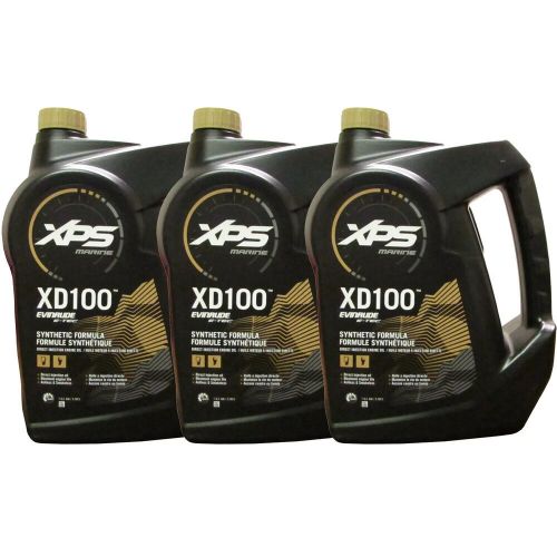 Johnson evinrude/omc xps marine xd100 oil gallon 3 pack 779711, 0779711, 0764357