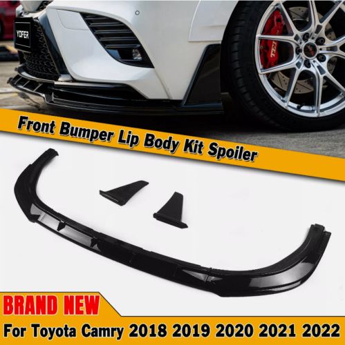 Front bumper splitter cover for toyota camry 2018-2024 2020 se xse yofer style