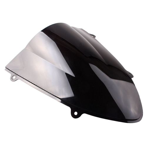 Black motorcycle windscreen deflector for kawasaki ninja 250r 2008-2012-