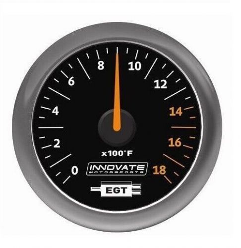 Innovate mtx-a: analog exhaust gas temperature gauge kit with black dial #3865