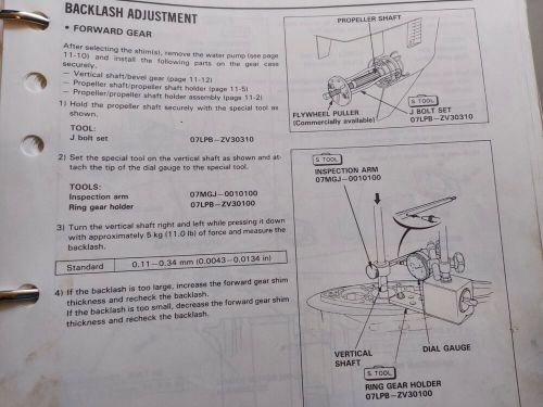 Honda oem flywheel puller, j bolt set &amp; inspection arm. free shipping