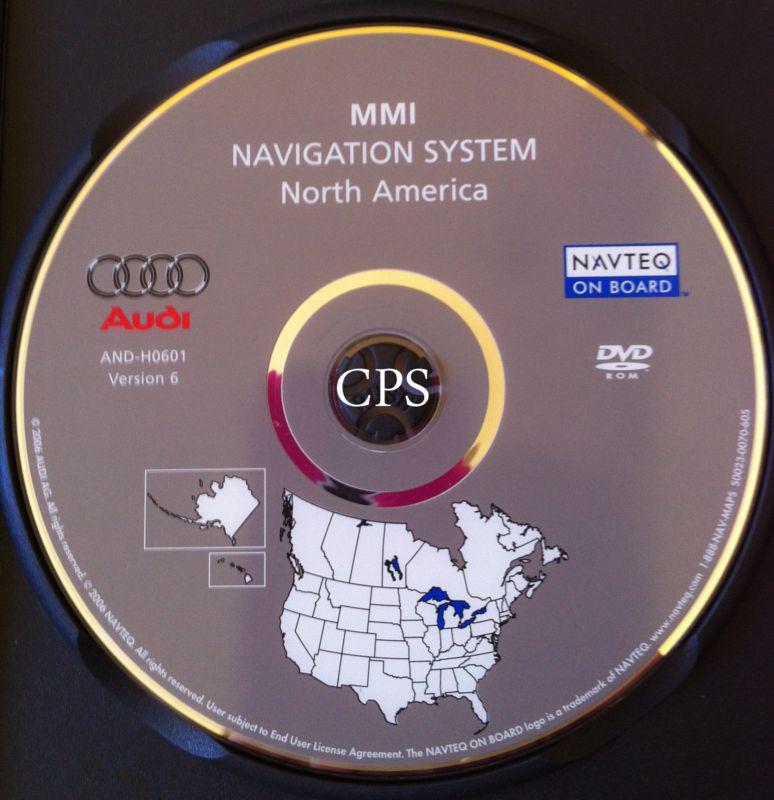 2007 audi a8 q7 a5 s5 quattro coupe mmi gps navigation dvd map u.s and  canada