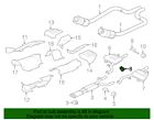 Genuine jaguar rear muffler clamp t4n10051