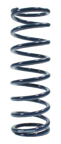 Hyperco 188a0350 blue 2 25  i d 8  free length steel coil over spring with 350