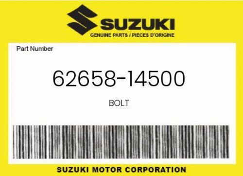 Suzuki genuine  bolt - 62658-14500