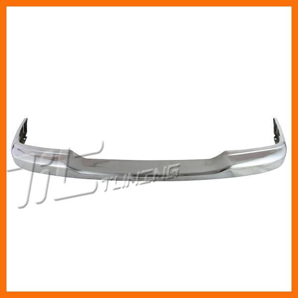 2001-2005 ford ranger front bumper face bar chrome xlt 2wd steel w/o brackets