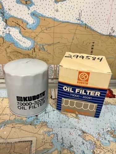 Kubota genuine parts #70000-32091 universal motors 299927 299584 oil filter.