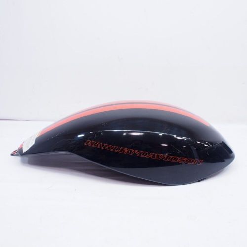 Harley-davidson vrsc vrscdx genuine gas fuel tank cover v rod orange black #3053