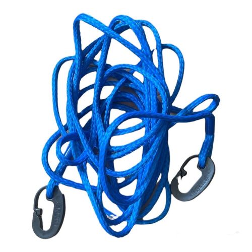 Tow rope 25&#039; for pwc boat jet ski waverunner sea-doo blue