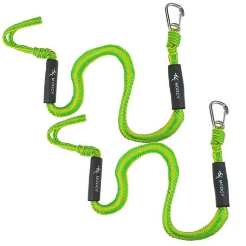 2-pack boat bungee dock line with hook mooring rope boat accessories for6322