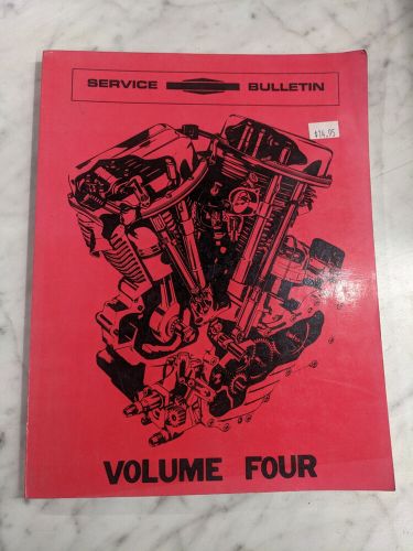 Harley davidson motorcycle hd service bulletin volume 4 shop dope