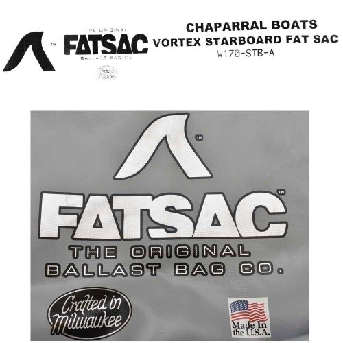 Chaparral boat fatsac ballast bag  |  2016 vortex 223 (stbd)