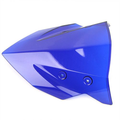 Motorcycle front windshield windscreen fit kawasaki z400 2018-2022 plastic blue