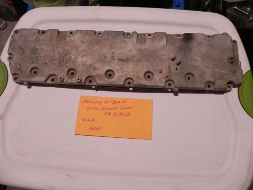 Mercury mariner outboard outer exhaust plate p# 31303 nice plate nla 6 cylinder