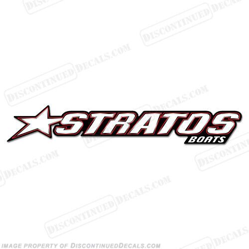 Fits stratos boats logo decal - 27&#034; long