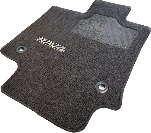 Toyota rav4 oem front only carpet floor mats black 2019-2024 19 20 21 22 23 24