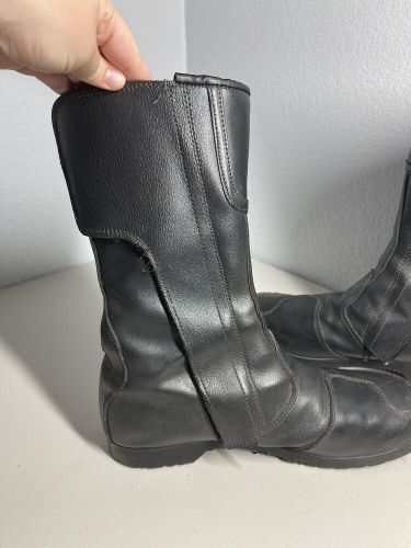 Hein gericke leather motorcycle boots men size 10 / 44 eu zag by davos