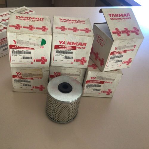 Lot of 6 genuine yanmar diesel fuel filter element 127695-55760 free shipping