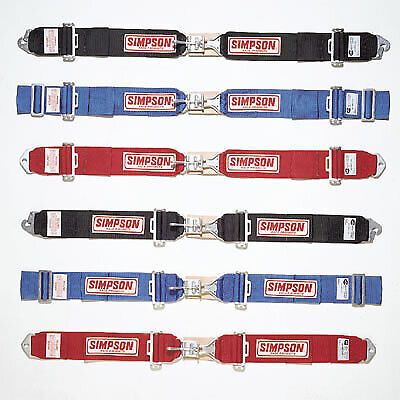 Simpson latch &amp; link lap belts 29000bk