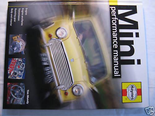 New hardbound austin mini 1959-2000 haynes performance manual